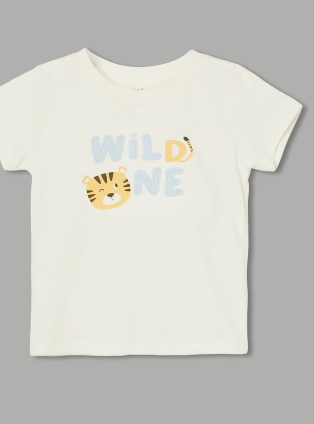 FS MINI KLUB Boys Graphic Print Infant Basic Sets
