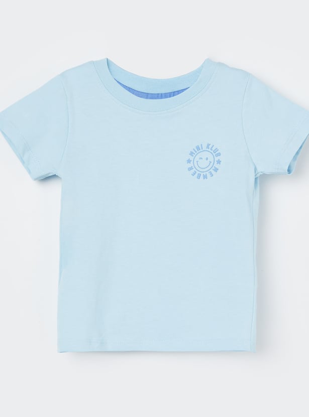 FS MINI KLUB Boys Printed T-shirt with Shorts