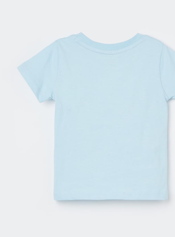 FS MINI KLUB Boys Printed T-shirt with Shorts