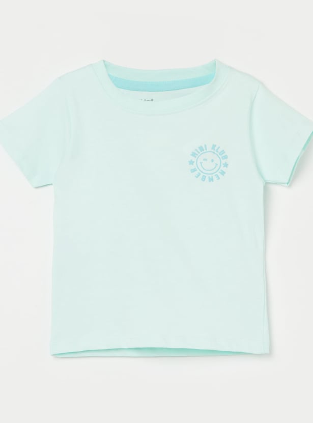 FS MINI KLUB Boys Tropical Print T-shirt with Shorts