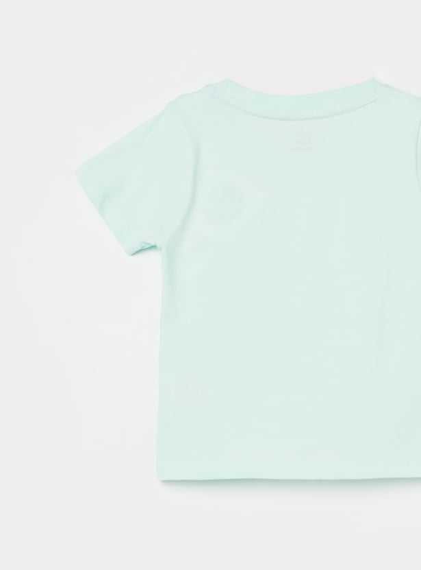 FS MINI KLUB Boys Tropical Print T-shirt with Shorts