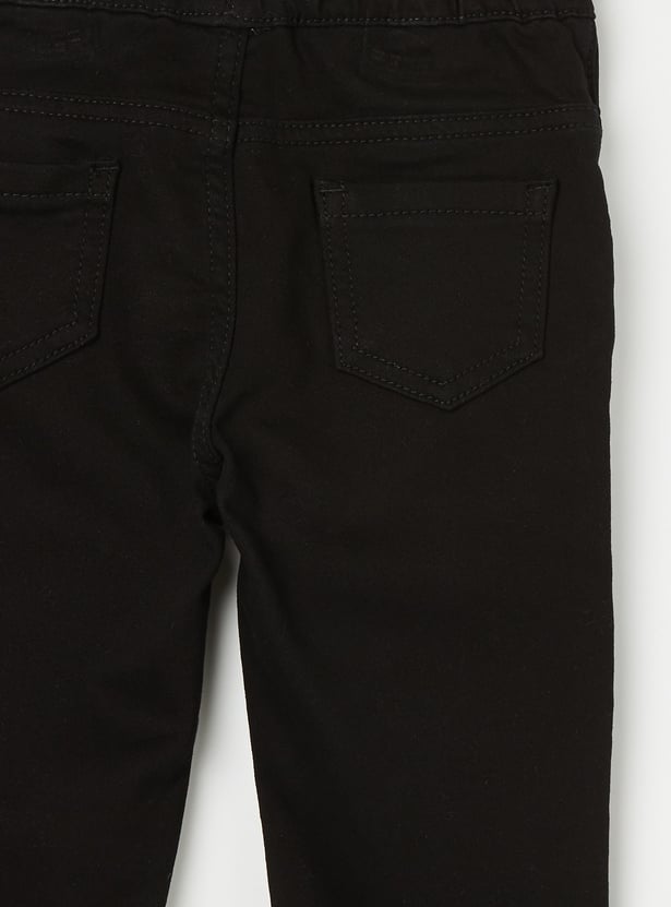 FS MINI KLUB Boys Solid Comfort Fit Jeans