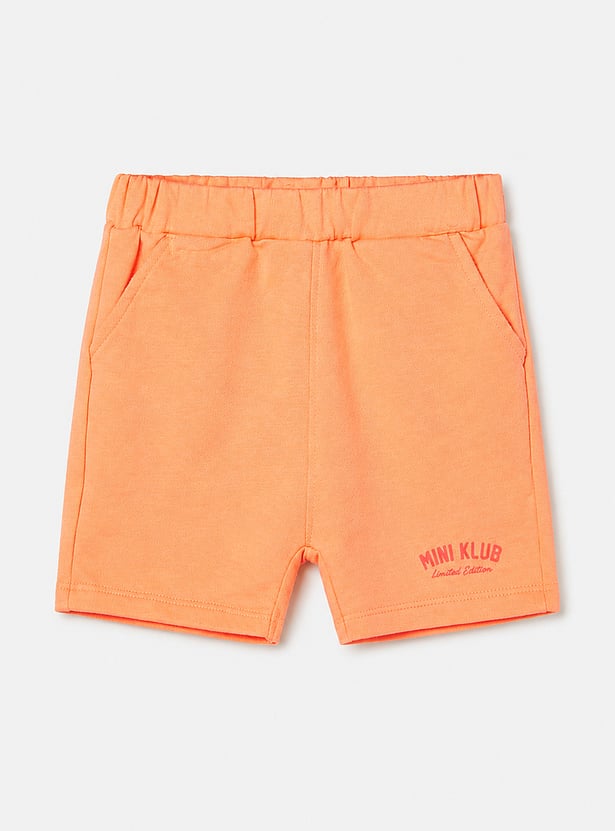 FS MINI KLUB Boys Solid Regular Shorts