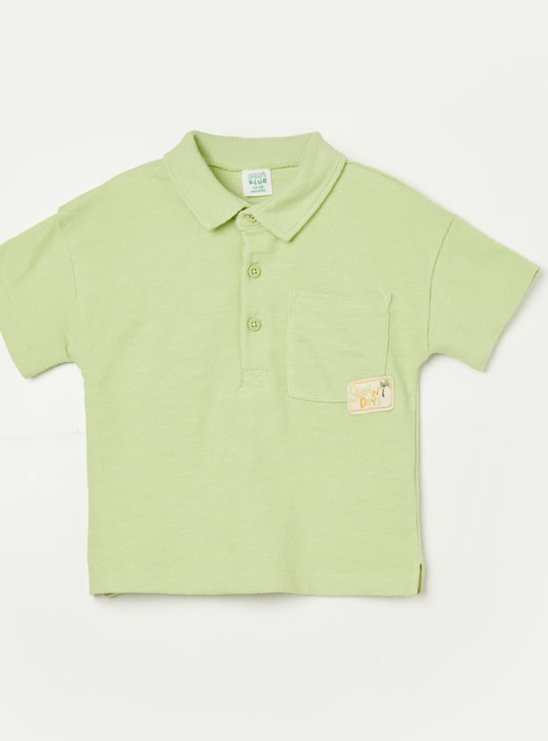 FS MINI KLUB Boys Solid Polo T-shirt