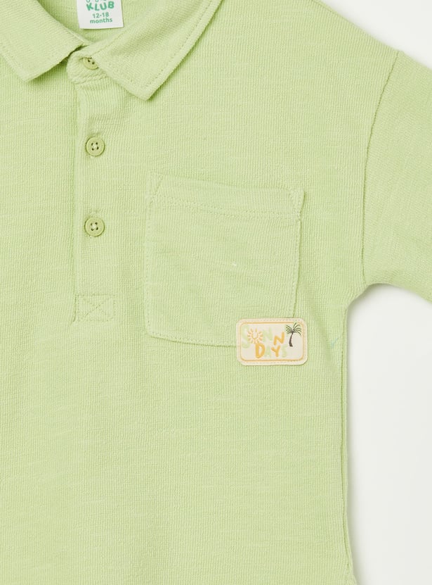 FS MINI KLUB Boys Solid Polo T-shirt