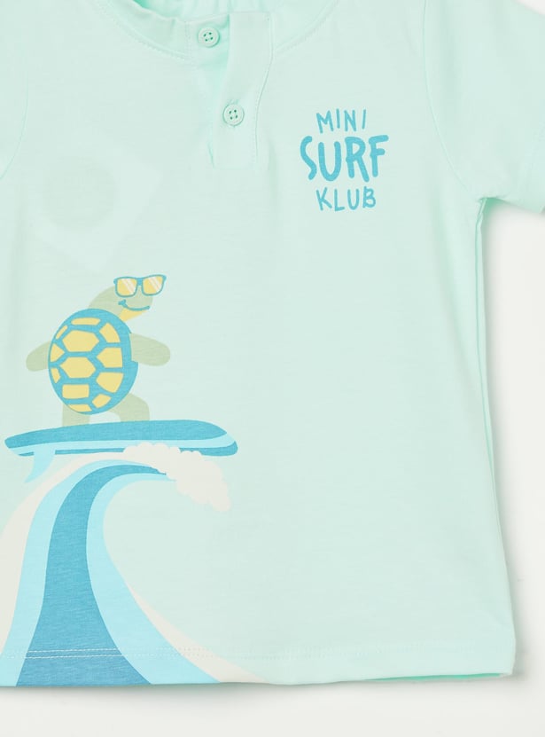FS MINI KLUB Boys Henley T-shirt