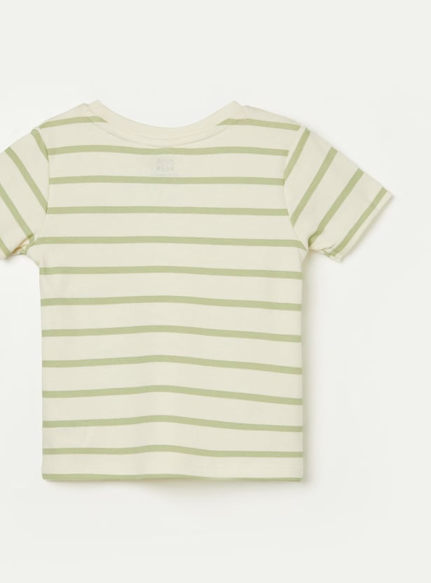 FS MINI KLUB Boys Assorted T-shirt - Pack of 2