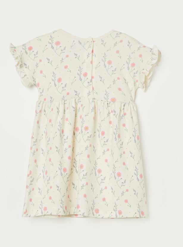 FS MINI KLUB Girls Printed A-line Dress - Pack of 2