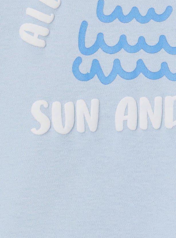 FS MINI KLUB Girls Graphic Print T-shirt - Pack of 2
