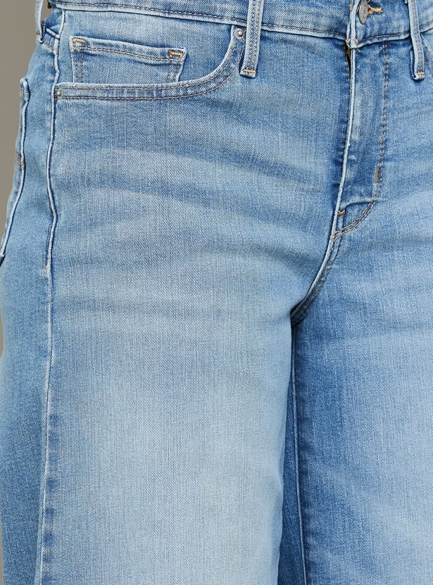 LEVI'S Stonewashed 318 Wide Leg Jeans
