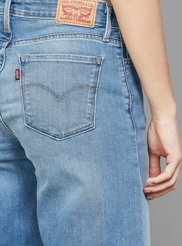 LEVI'S Stonewashed 318 Wide Leg Jeans