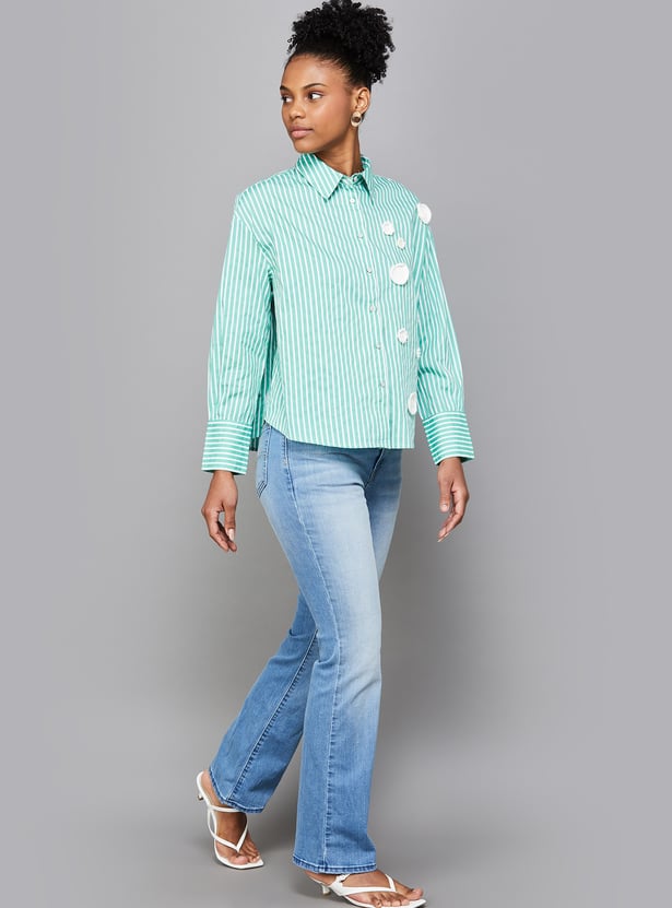 LEVI'S 725 Washed High Rise Bootcut Jeans