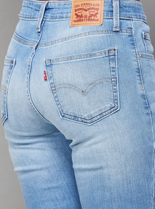 LEVI'S 725 Washed High Rise Bootcut Jeans