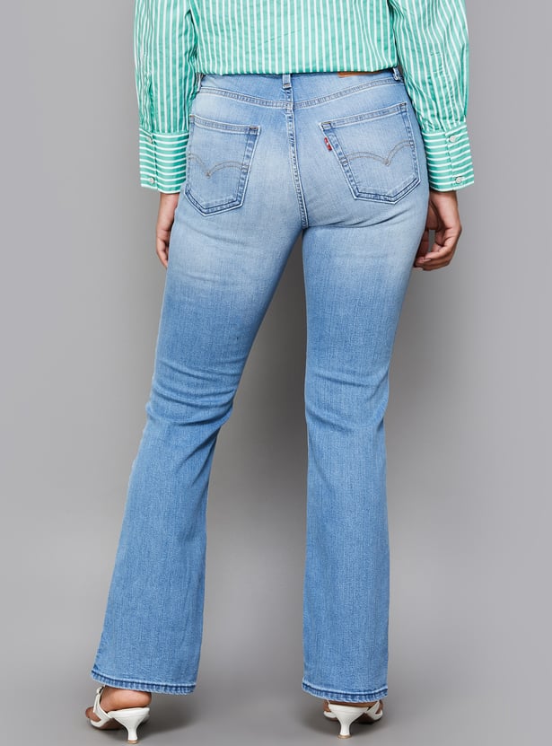 LEVI'S 725 Washed High Rise Bootcut Jeans