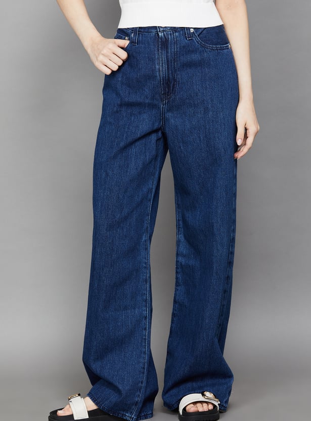 LEVI'S Dark Wash Wide Leg Jeans