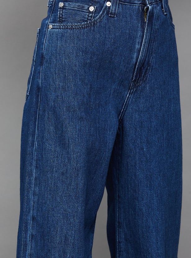 LEVI'S Dark Wash Wide Leg Jeans