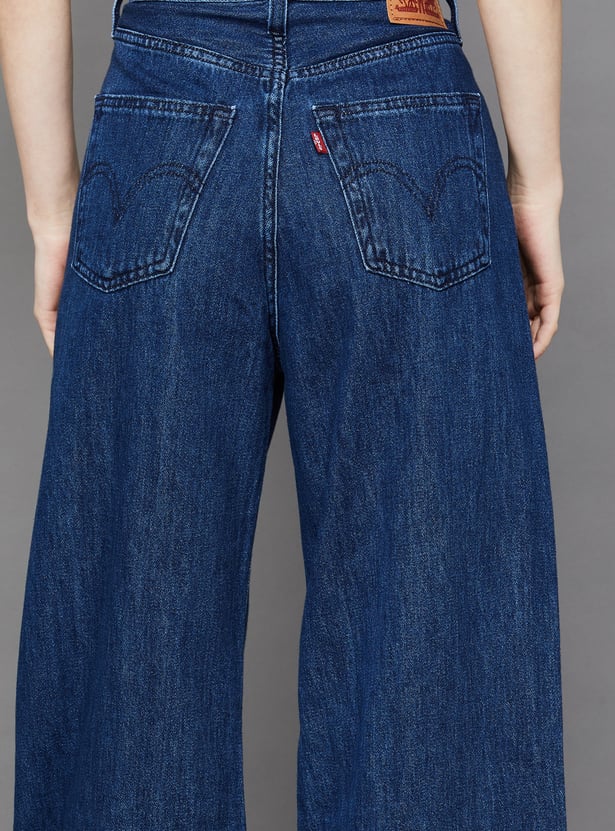 LEVI'S Dark Wash Wide Leg Jeans