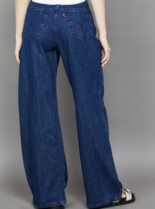 LEVI'S Dark Wash Wide Leg Jeans