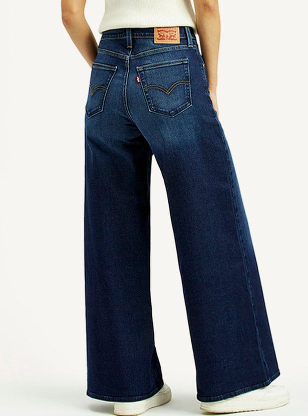 LEVI'S Stonewashed Flared Jeans
