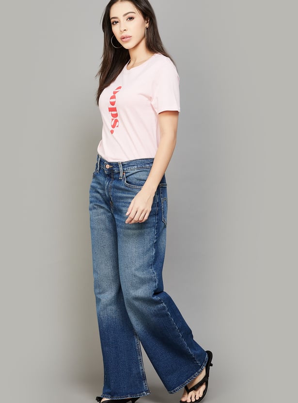 LEVI'S Solid Mid-Rise Relaxed Fit Jeans