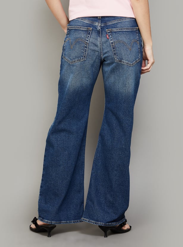 LEVI'S Solid Mid-Rise Relaxed Fit Jeans