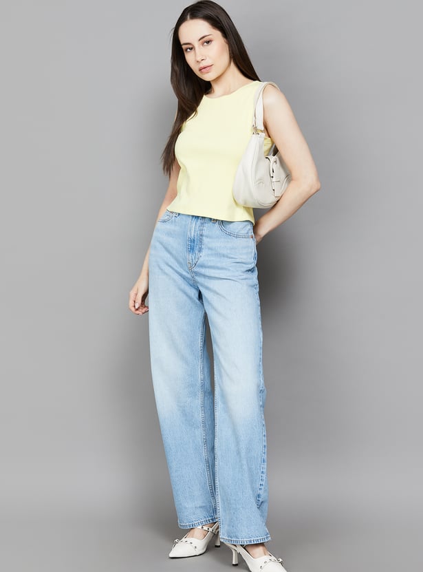 LEVI'S Washed Straight Fit Jeans