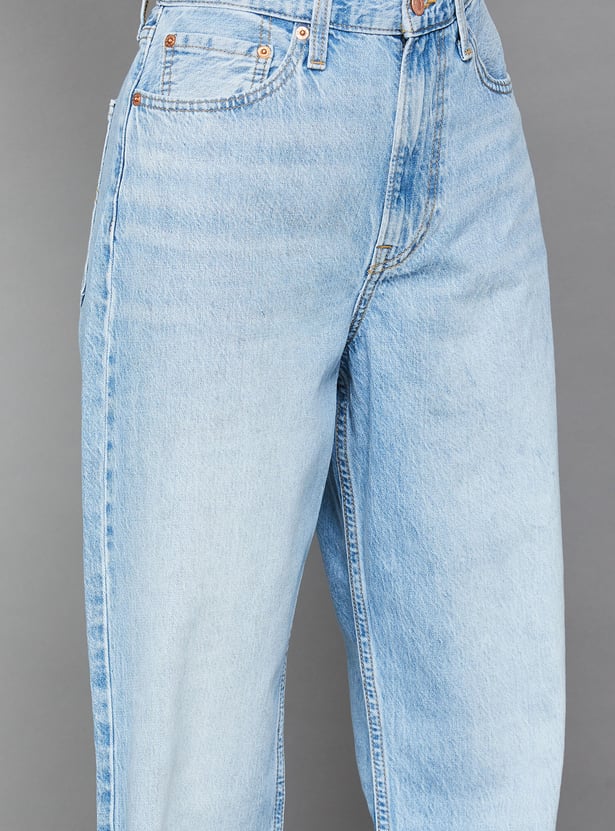 LEVI'S Washed Straight Fit Jeans