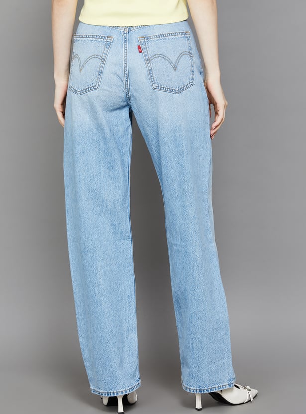 LEVI'S Washed Straight Fit Jeans