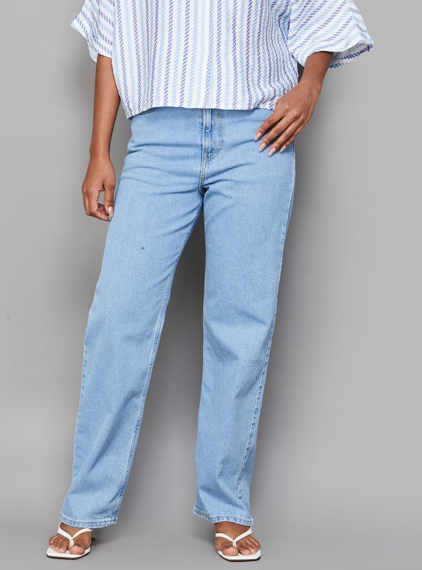 LEVI'S Light Wash Straight Fit Jeans