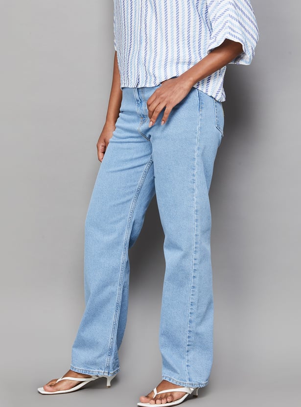 LEVI'S Light Wash Straight Fit Jeans