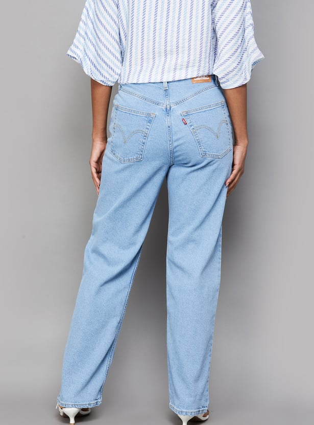 LEVI'S Light Wash Straight Fit Jeans
