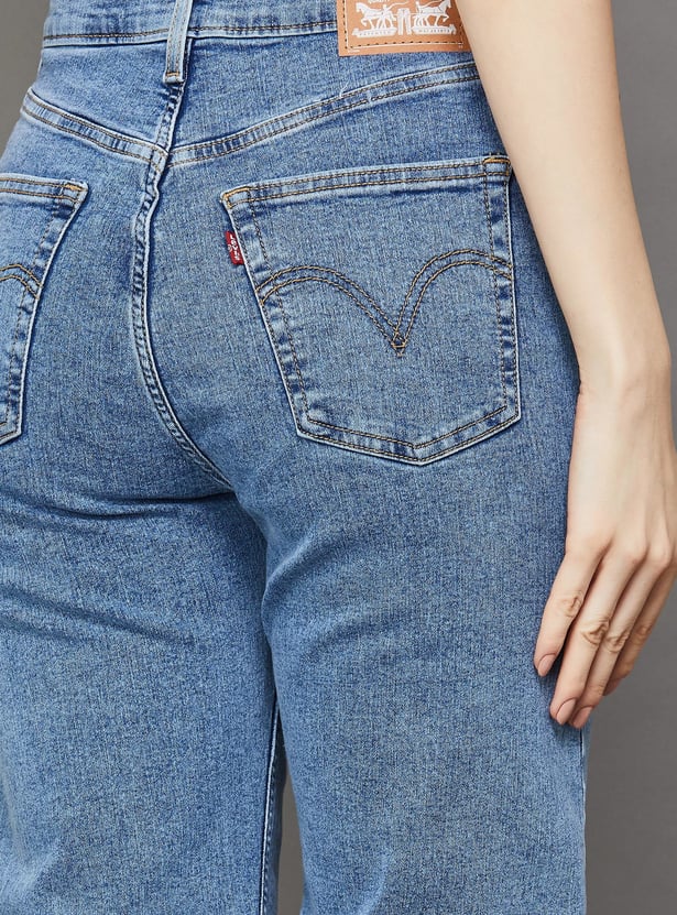 LEVI'S Washed Straight Fit Jeans