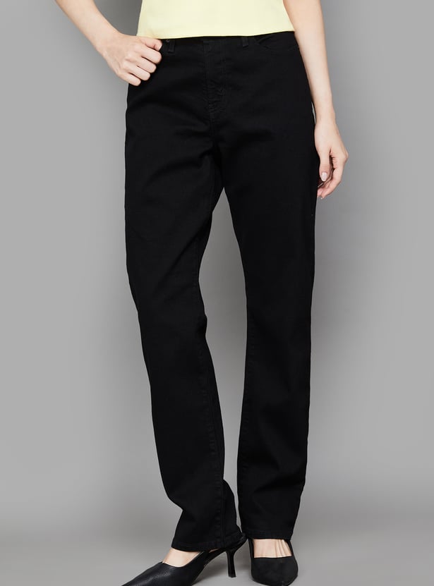 LEVI'S Solid Straight Fit Jeans