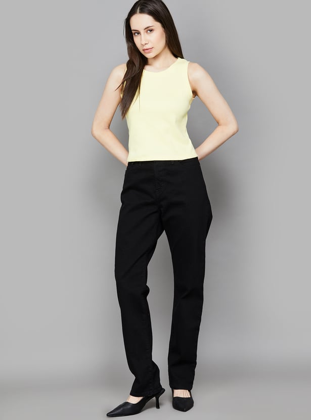 LEVI'S Solid Straight Fit Jeans