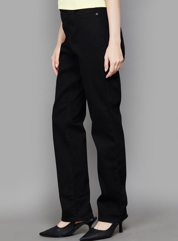 LEVI'S Solid Straight Fit Jeans