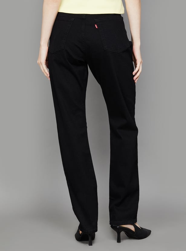 LEVI'S Solid Straight Fit Jeans