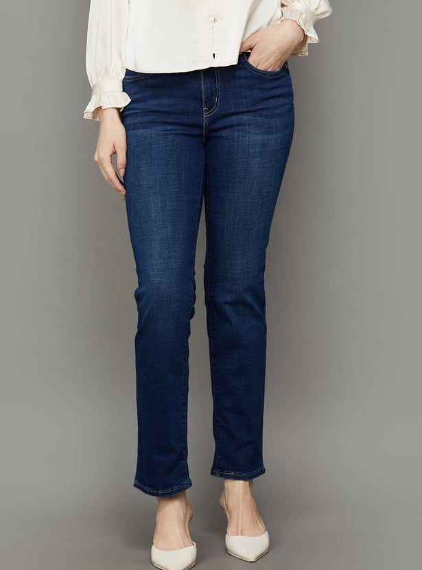 LEVI'S Solid Straight Fit Jeans