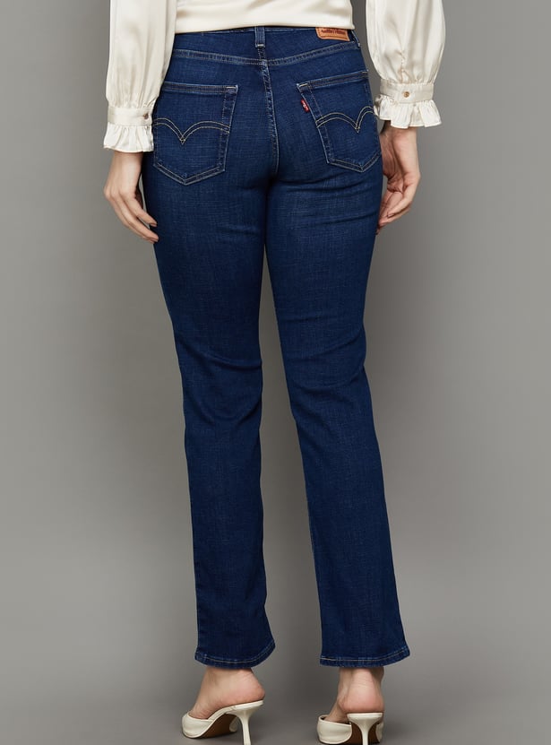 LEVI'S Solid Straight Fit Jeans