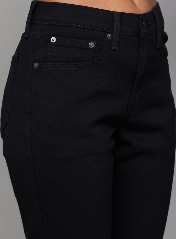 LEVI'S Darkwashed 724 Straight Fit Jeans