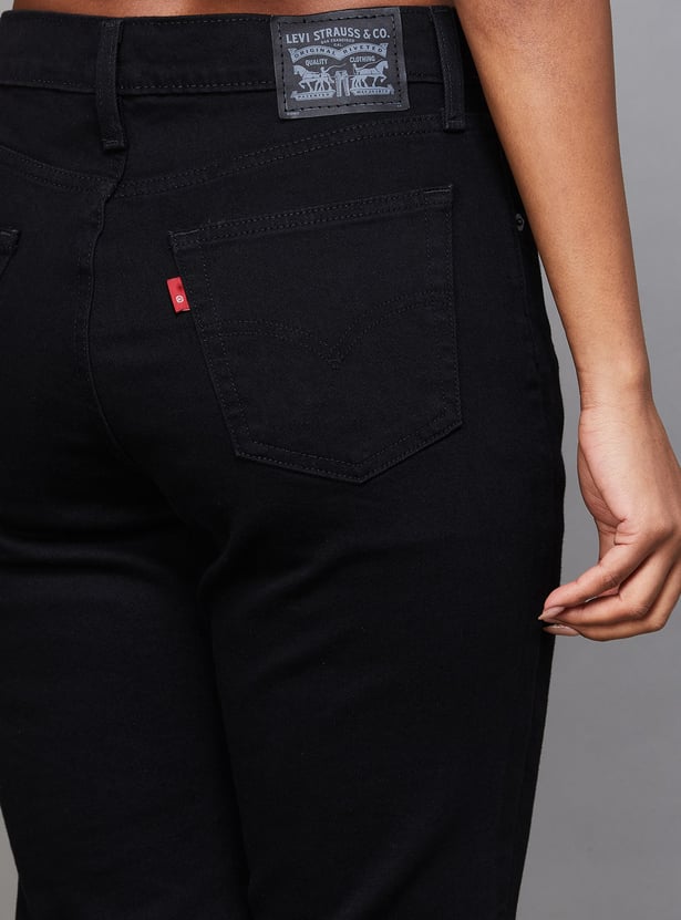 LEVI'S Darkwashed 724 Straight Fit Jeans