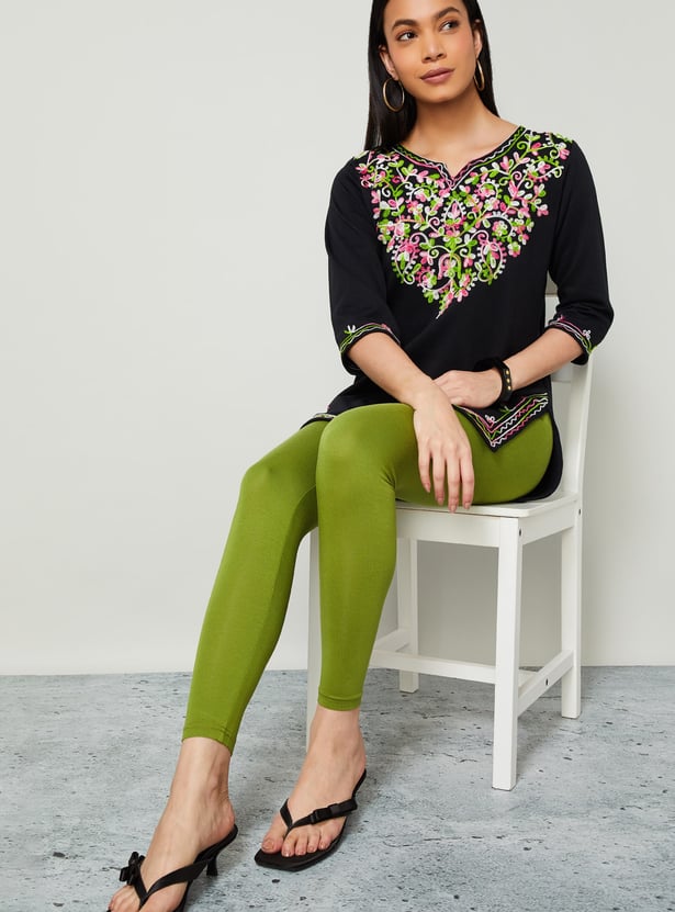 MELANGE Solid Leggings