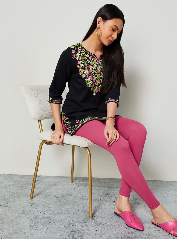 MELANGE Solid Leggings