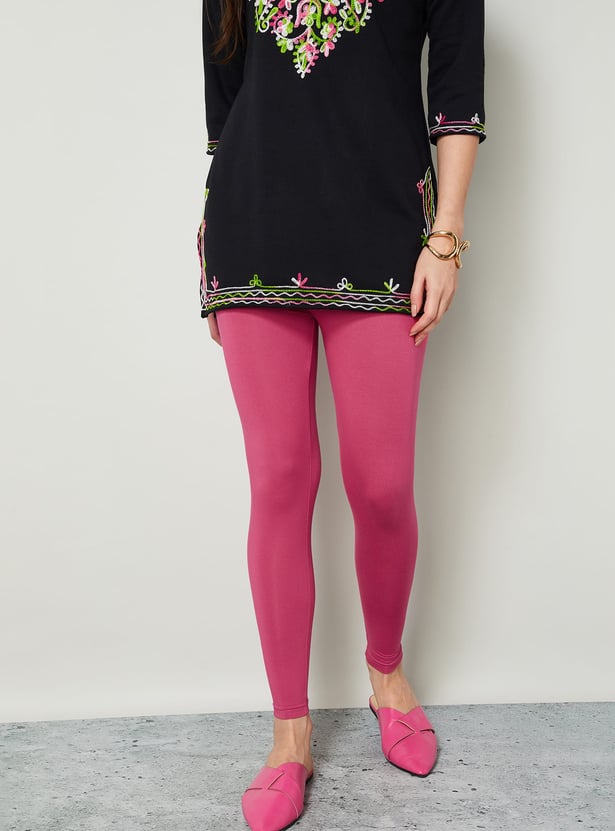 MELANGE Solid Leggings