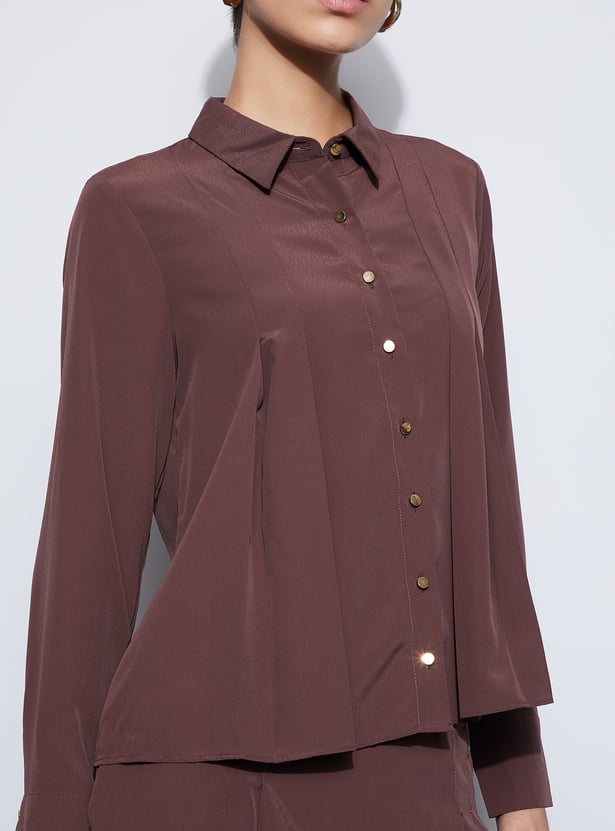 CODE Pleated Shirt