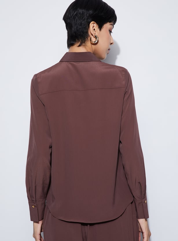 CODE Pleated Shirt