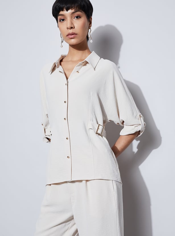 CODE Buckle Detail Shirt