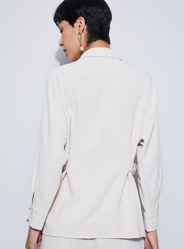 CODE Buckle Detail Shirt