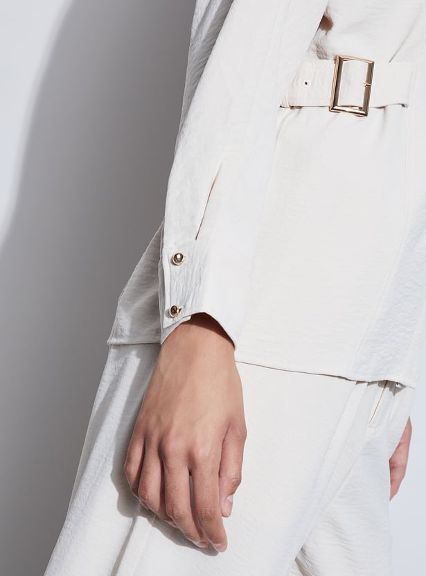 CODE Buckle Detail Shirt