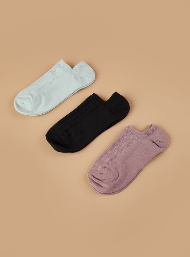 GINGER Patterned Ankle Length Socks - Pack of 3