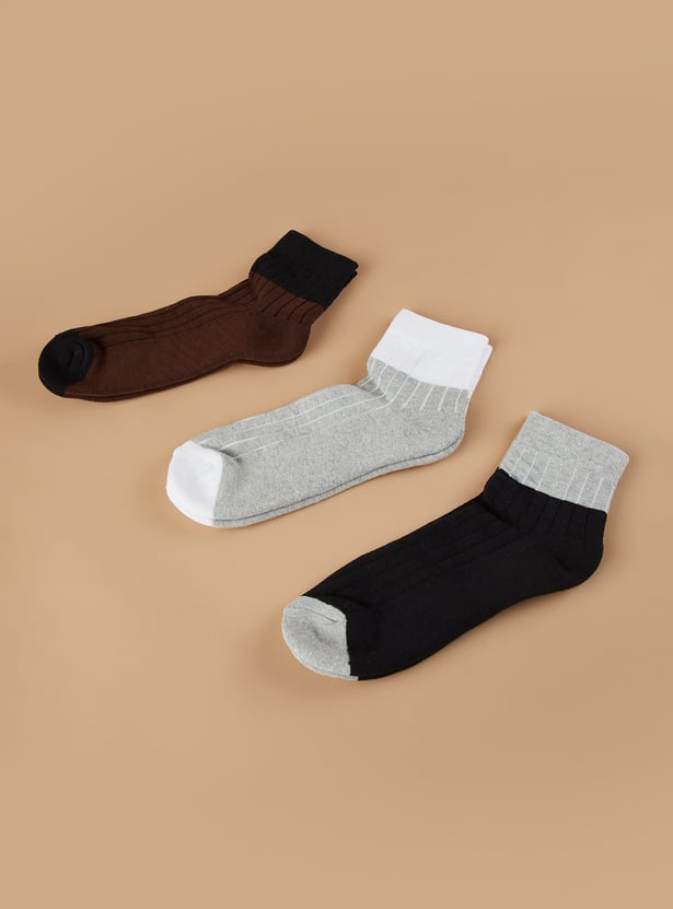 CODE Men Ankle Length Socks - Pack of 3